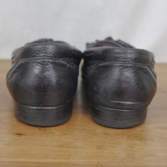 MEN'S Vintage Swiss Made Bally Polk Tassel Kilte Front Loafers Size 9M - Picture 7 of 11